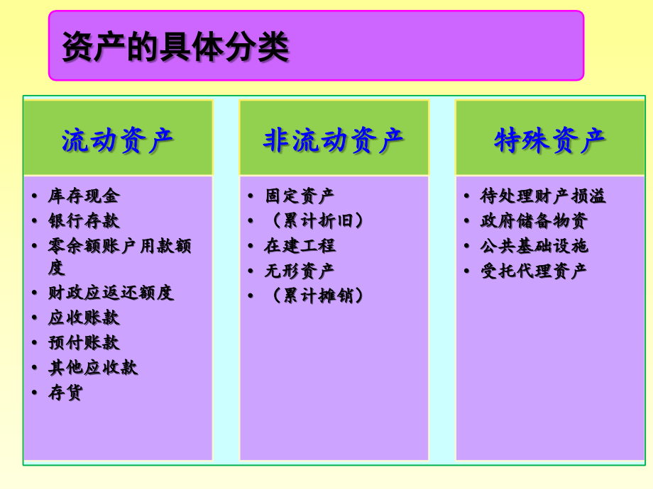 第九章 行政单位资产的核算419_第3页