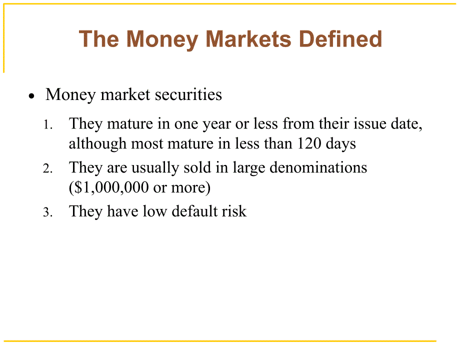 money markets and bond markets货币市场和债券市场_第4页