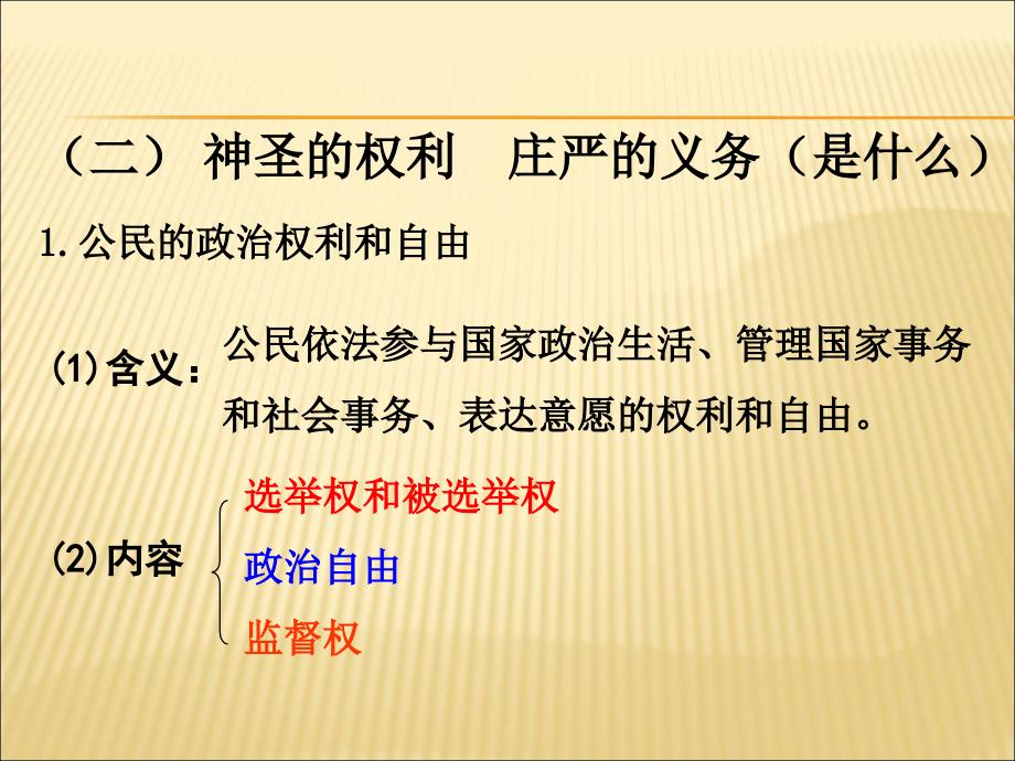 第二框政治权利与义务：参与政治生活的基础和准则_第4页