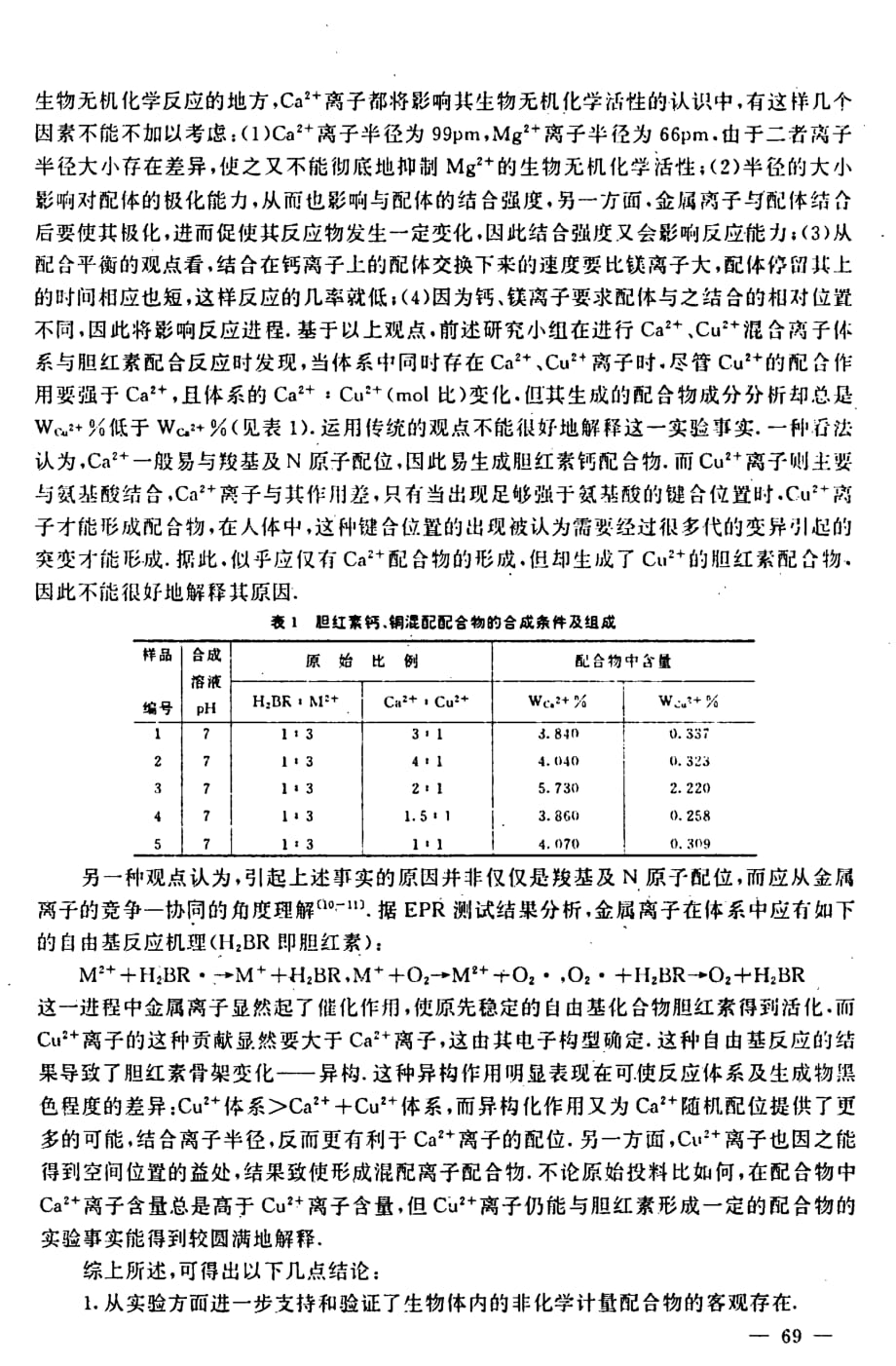 ca_2_的生物无机化学活性研究机理探讨_第3页