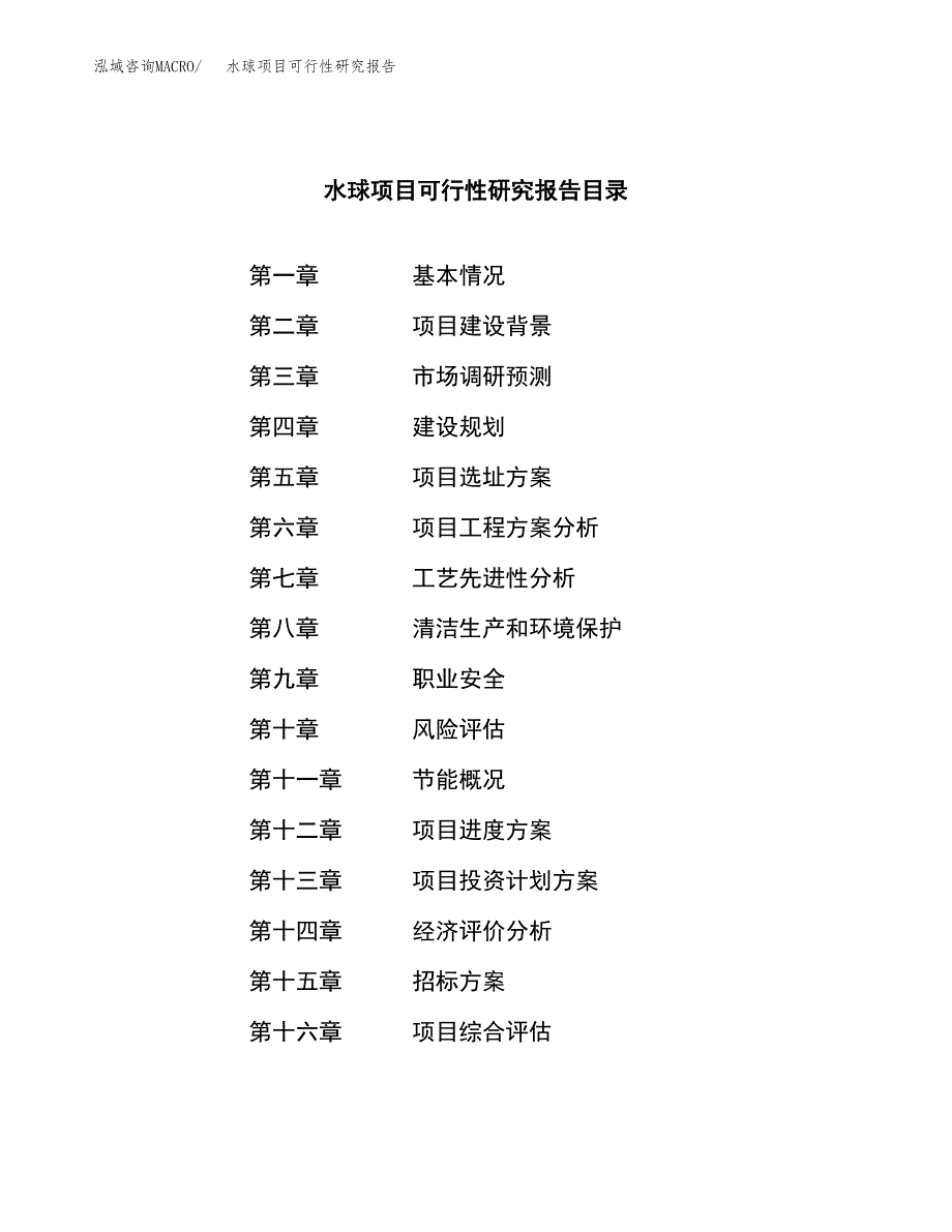 水球项目可行性研究报告（总投资4000万元）（15亩）_第2页