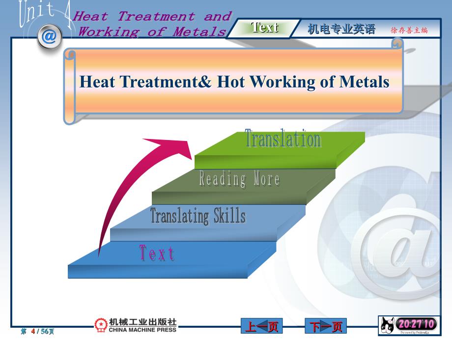 机电专业英语第2版4unit4heattreatmentandhotworkingofmetals概要_第4页