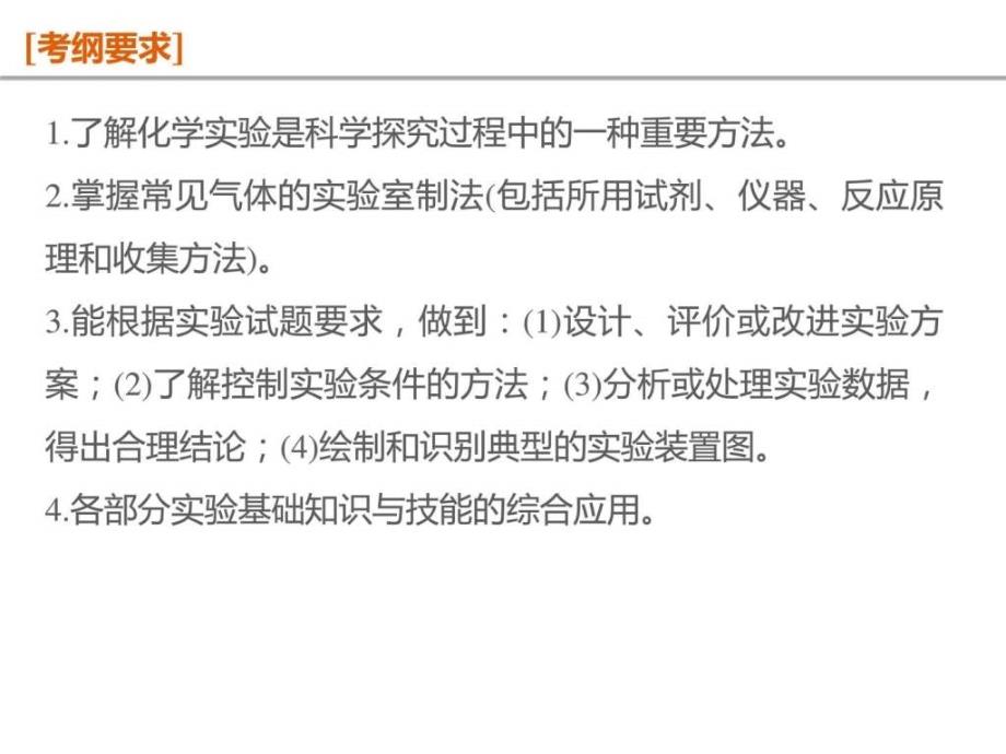 2015年高考化学二轮专题复习课件专题十五综合实验探究_第2页