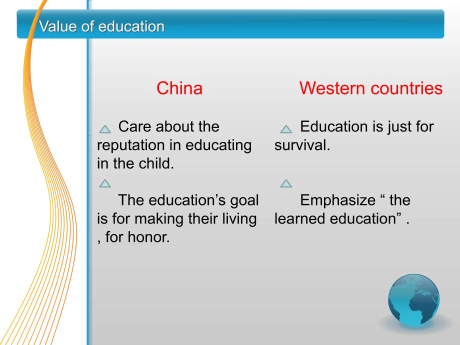 中西方文化差异（英文版）_第4页