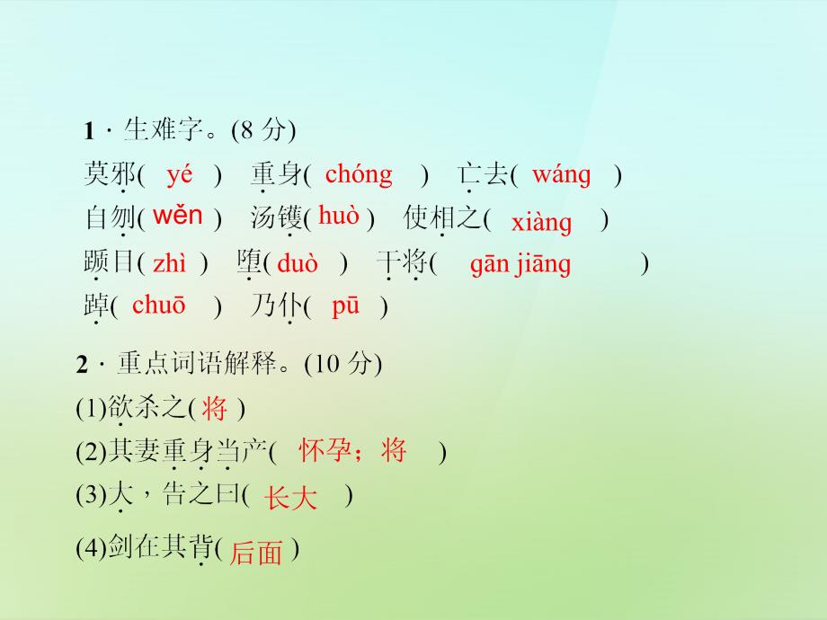 语文版初中语文八上《28干将莫邪》PPT课件 (5)_第2页