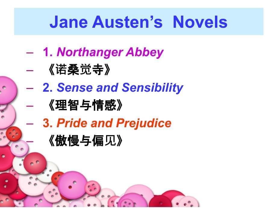 janeausten简奥斯汀概要_第5页