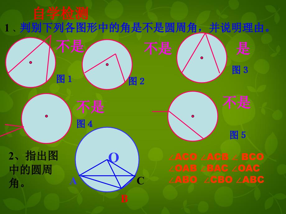 北师大初中数学九下《3.4圆周角和圆心角的关系》PPT课件 (3)_第4页