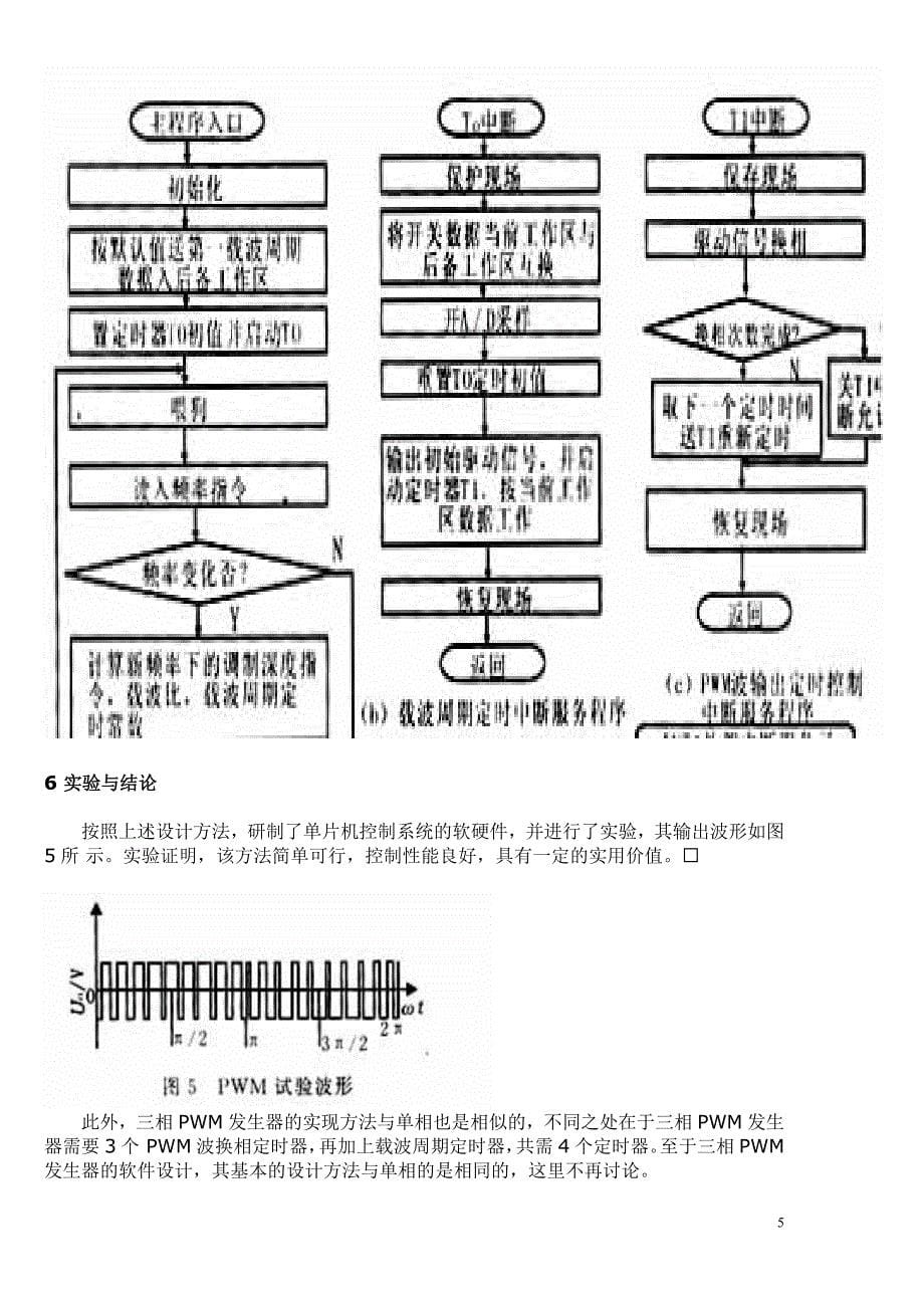 用于单相电机调速的单片pwm控制技术剖析_第5页