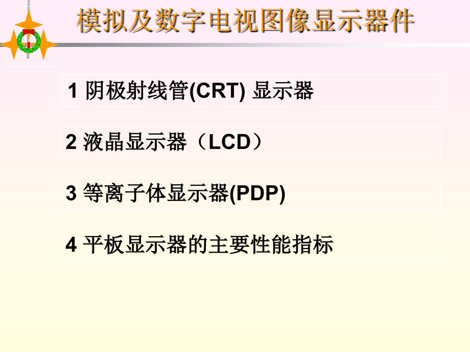 模拟及数字电视图像显示器件_第1页