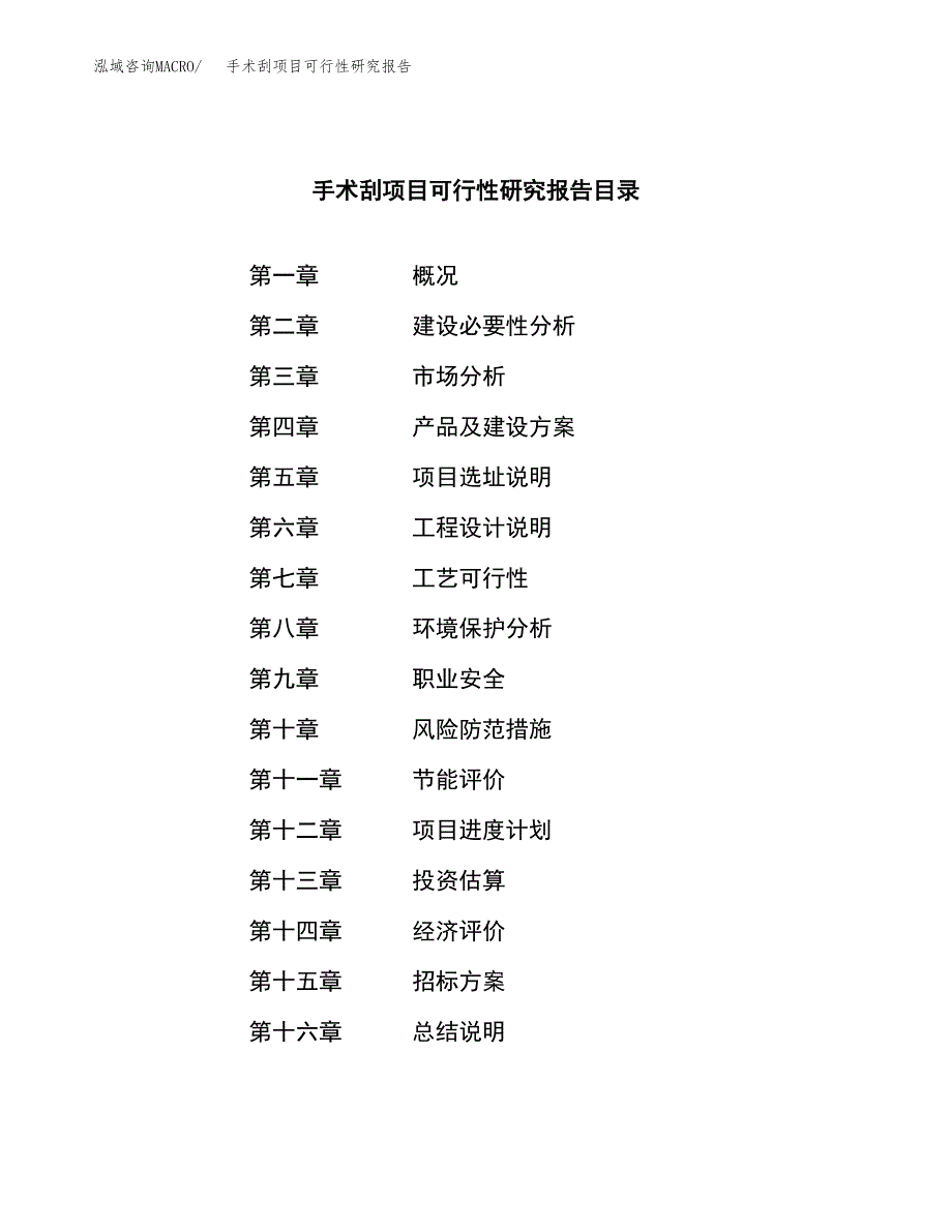 手术刮项目可行性研究报告（总投资10000万元）（49亩）_第2页