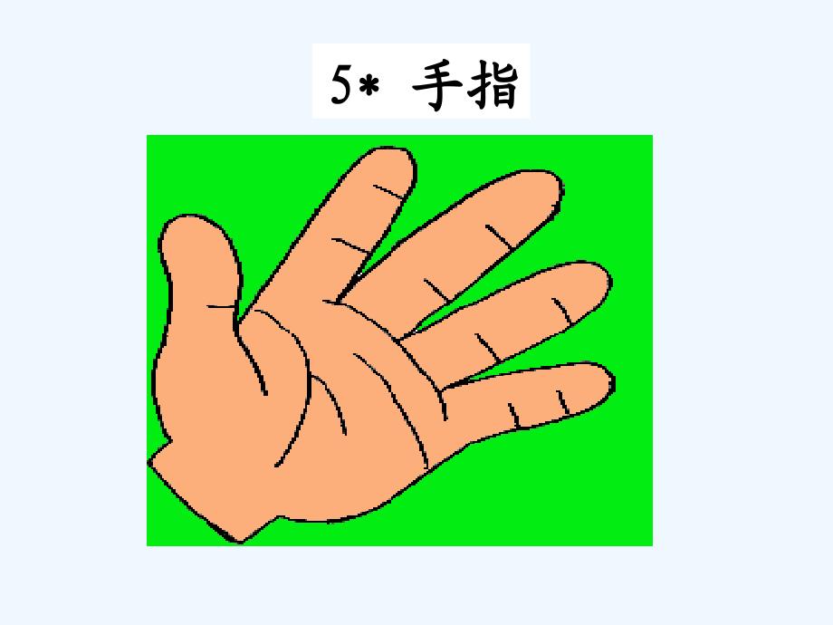 义教版小学六年级语文下册《手指》教学课件_第1页