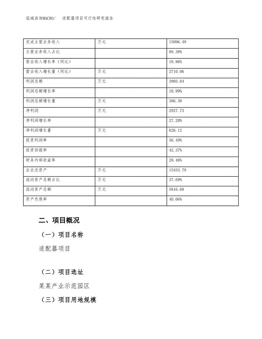 适配器项目可行性研究报告（总投资10000万元）（43亩）_第5页