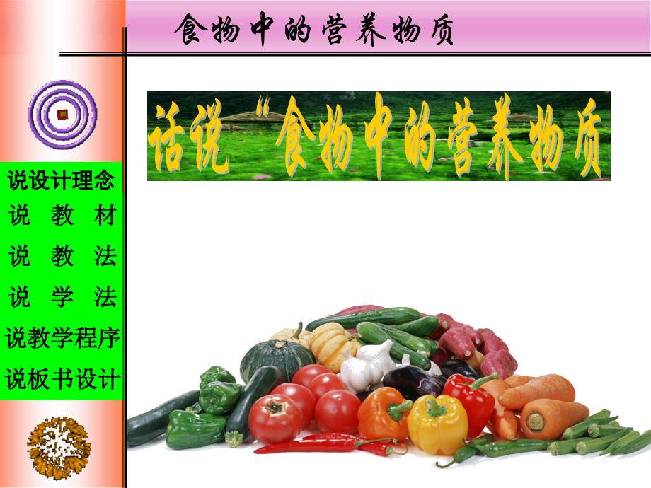 食物中的营养物质说课课件_第1页