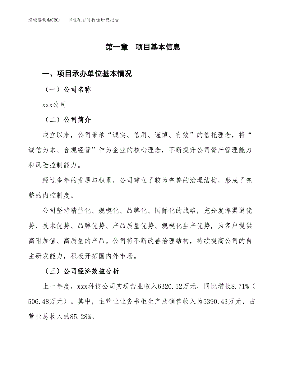 书柜项目可行性研究报告（总投资7000万元）（30亩）_第3页