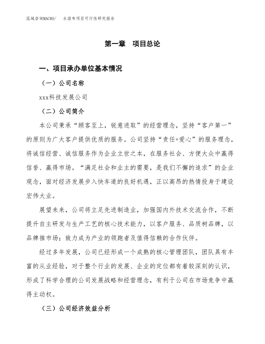 水溶布项目可行性研究报告（总投资18000万元）（67亩）_第3页