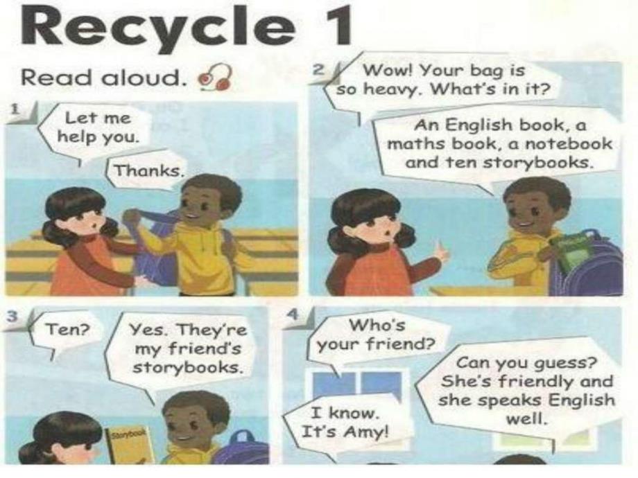 人教版英语四年级上册recycle1电子课本_第2页