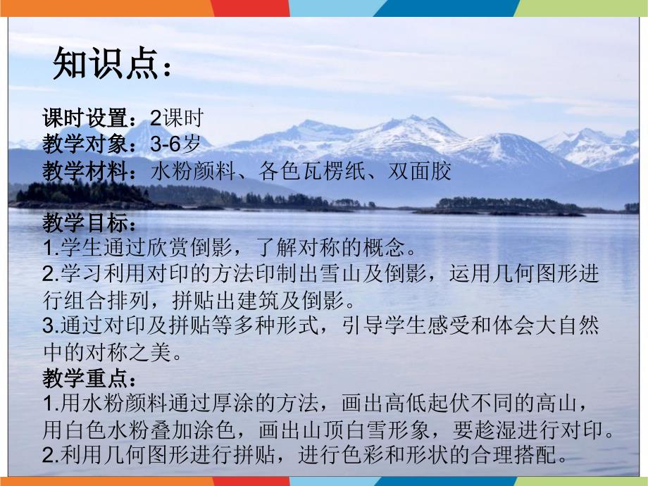 二年级上册美术课外班课件-14挪威雪山_第3页