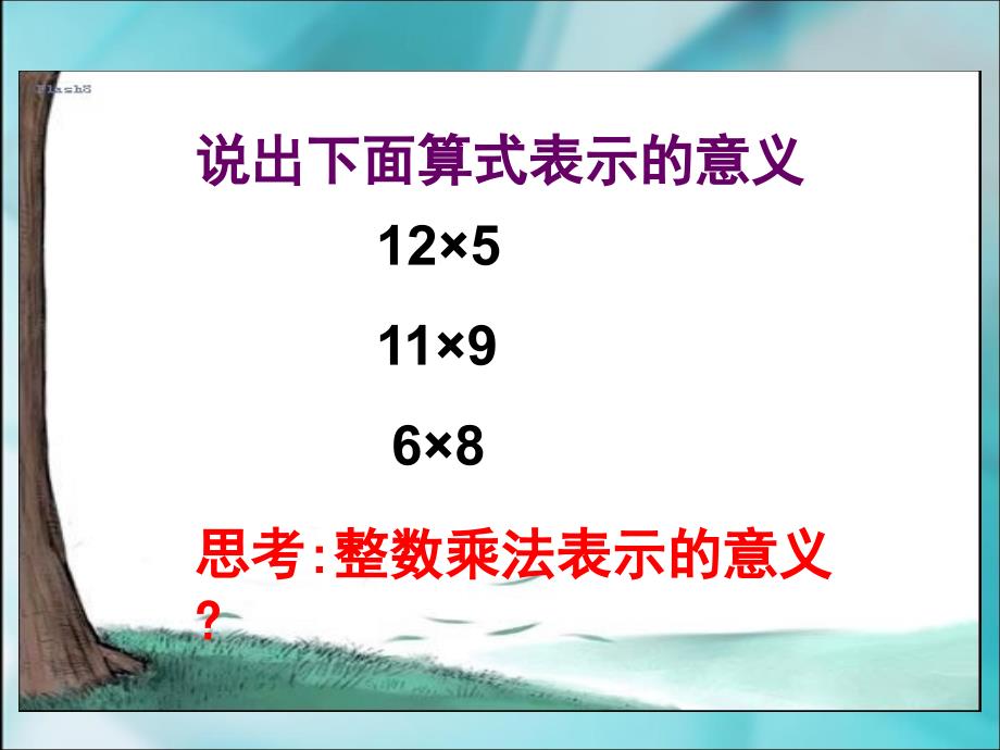 六年级上册数学课件-1.1 分数乘整数 北京版_第2页