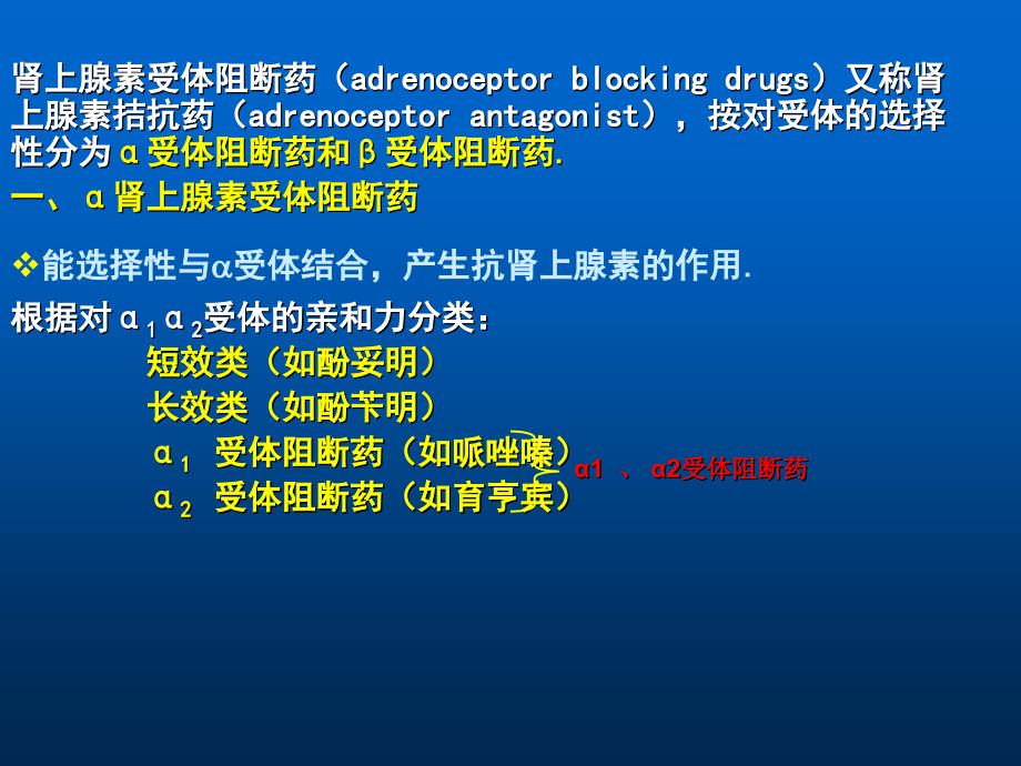 第2章.第5节肾上腺素受体阻断药_第2页