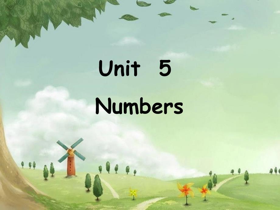 一年级英语上册 unit 5 numbers课件1 北师大版_第1页