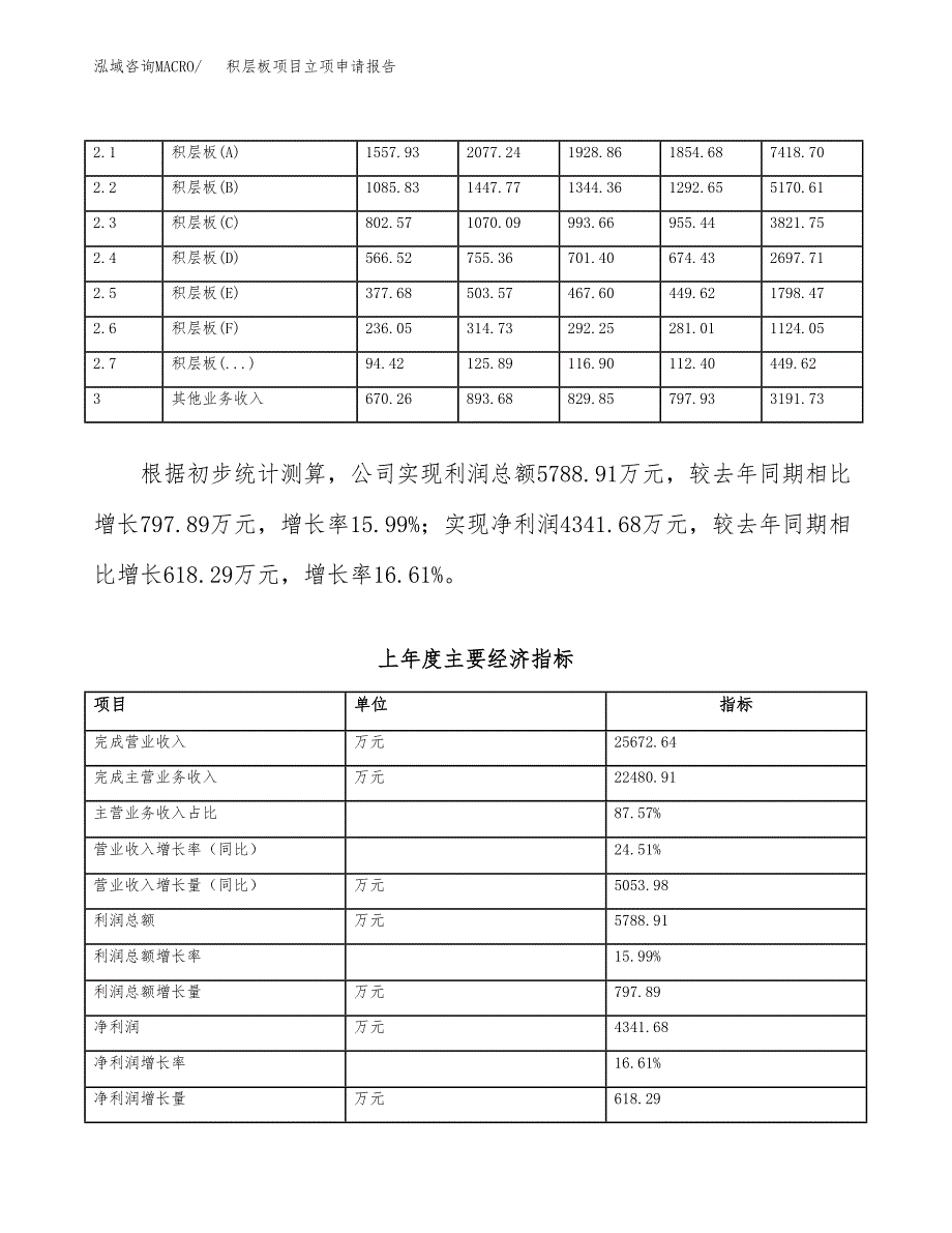 积层板项目立项申请报告模板（总投资11000万元）_第3页