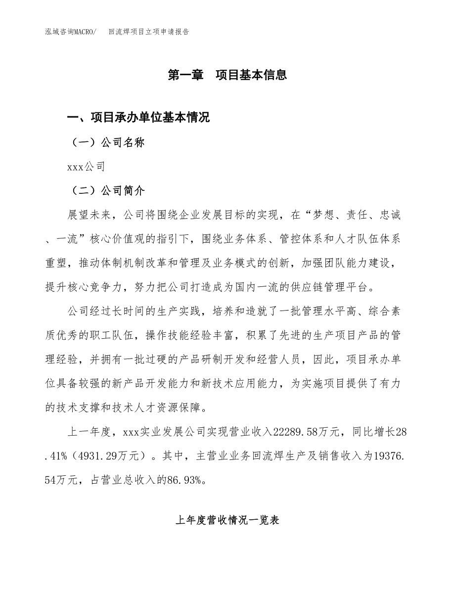 回流焊项目立项申请报告模板（总投资12000万元）_第2页