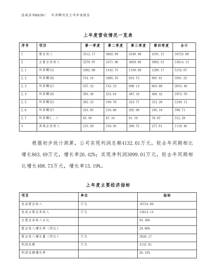 环异酮项目立项申请报告模板（总投资15000万元）_第3页