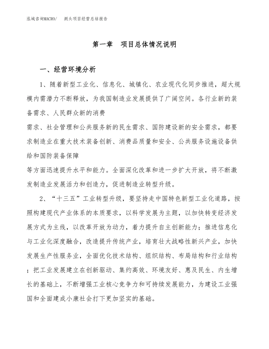 测头项目经营总结报告范文模板.docx_第2页