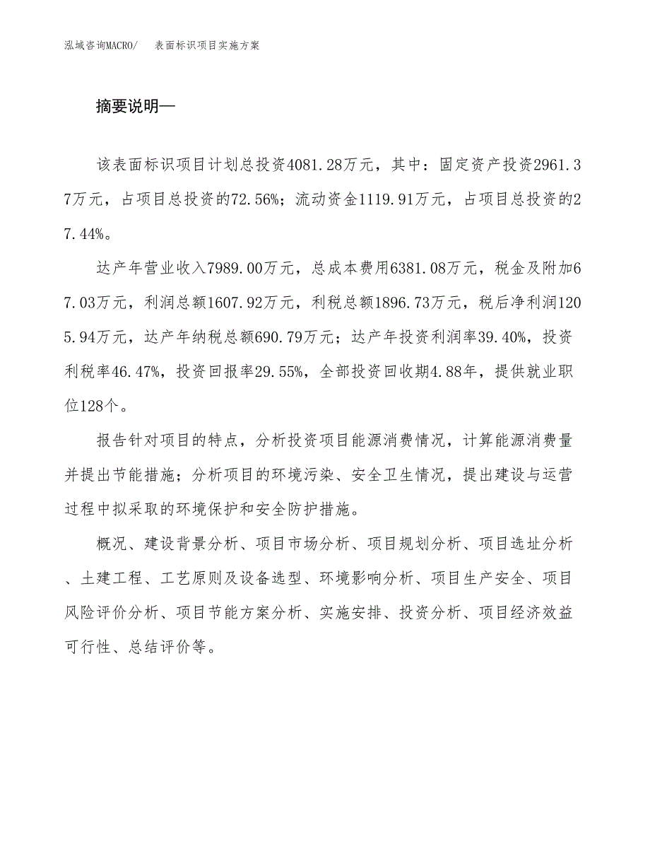 表面标识项目实施方案(参考模板).docx_第2页