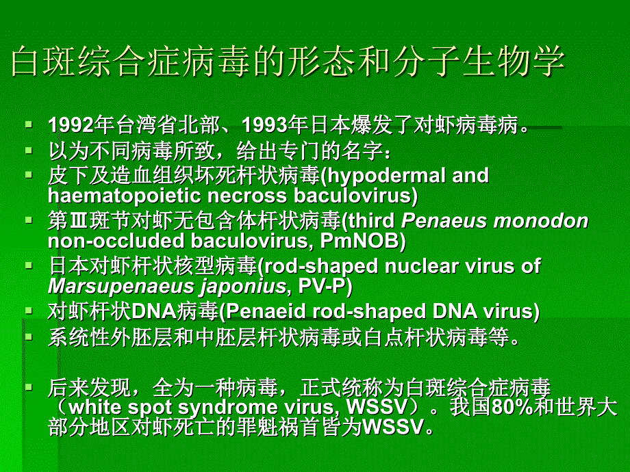 对虾养殖生物学04(wssv)_第1页