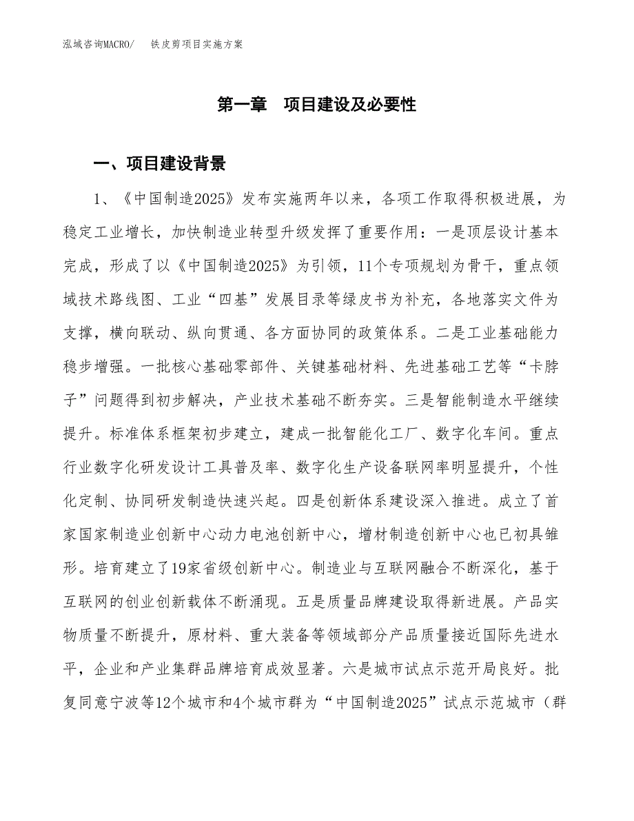 铁皮剪项目实施方案(参考模板).docx_第4页