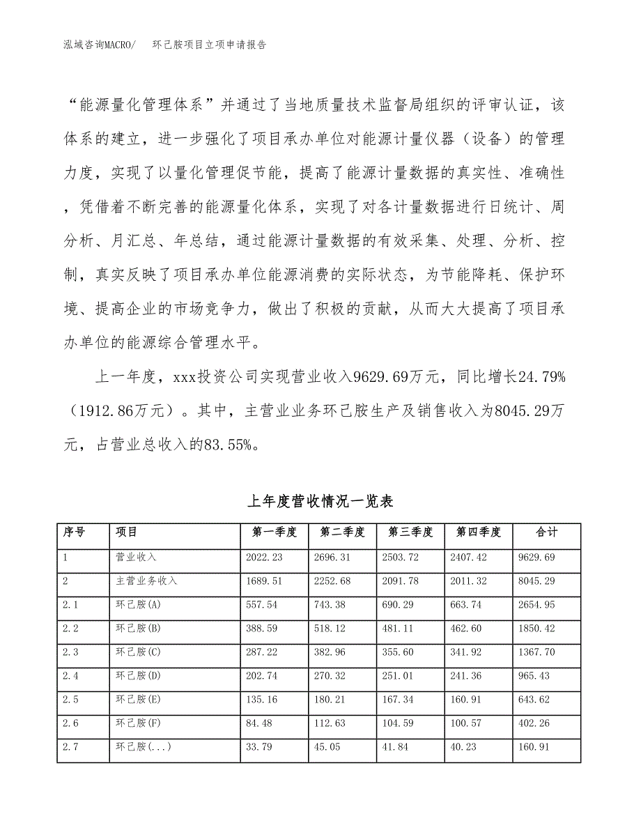 环己胺项目立项申请报告模板（总投资6000万元）_第3页