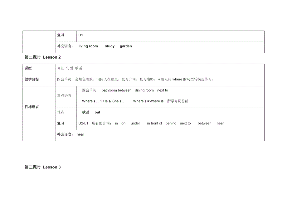 新概念入门B教学目标_第4页