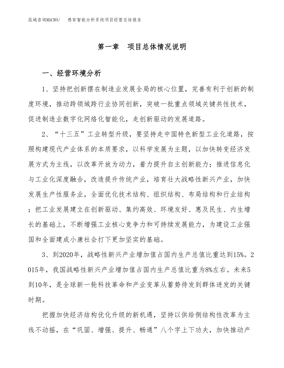 感官智能分析系统项目经营总结报告范文模板.docx_第2页