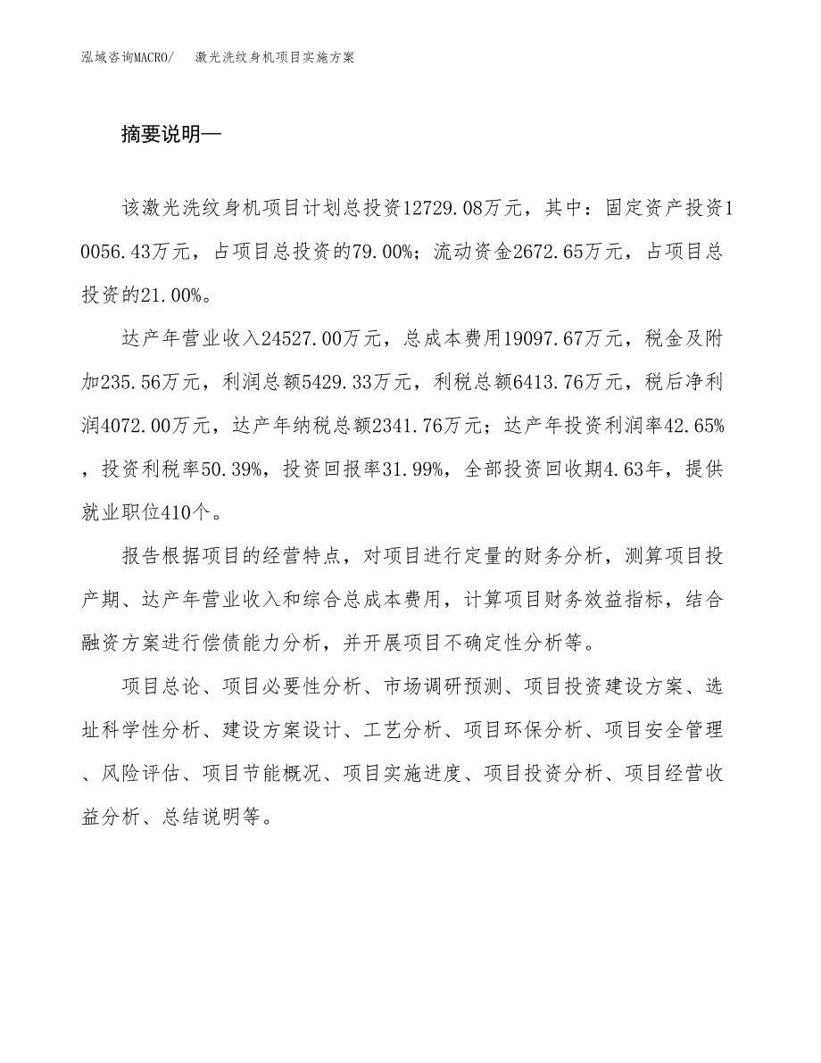 激光洗纹身机项目实施方案(参考模板).docx_第2页