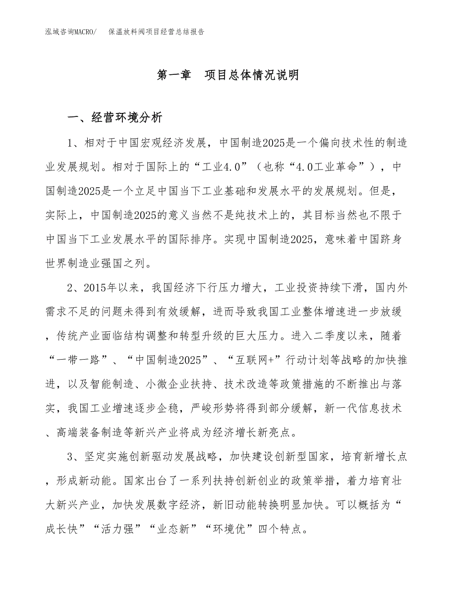 保温放料阀项目经营总结报告范文模板.docx_第2页