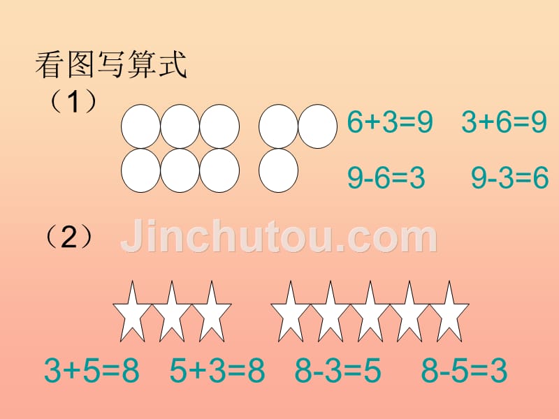 2019秋一年级数学上册第5单元6_10的认识和加减法89加减法的应用练习十二课件新人教版_第2页