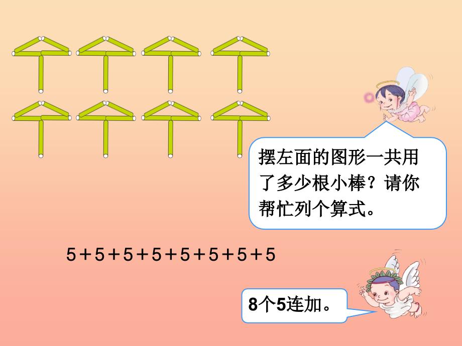 2019秋二年级数学上册 第一单元 乘法的初步认识参考课件1 青岛版_第2页