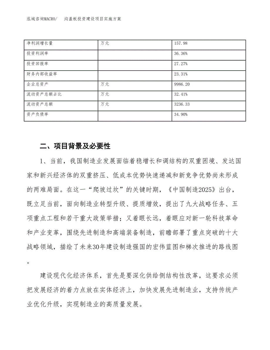 沟盖板投资建设项目实施方案模板.docx_第3页