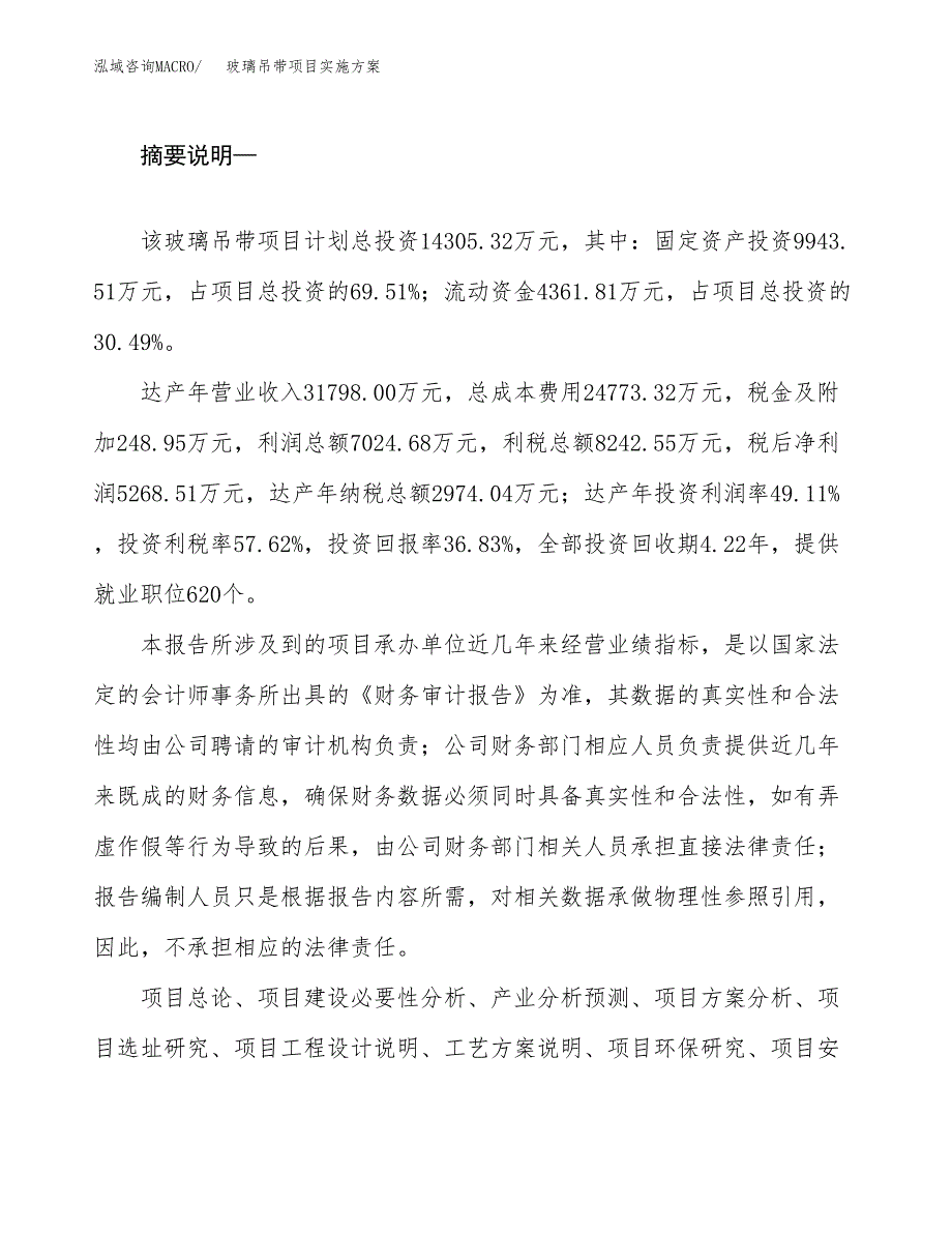 玻璃吊带项目实施方案(参考模板).docx_第2页