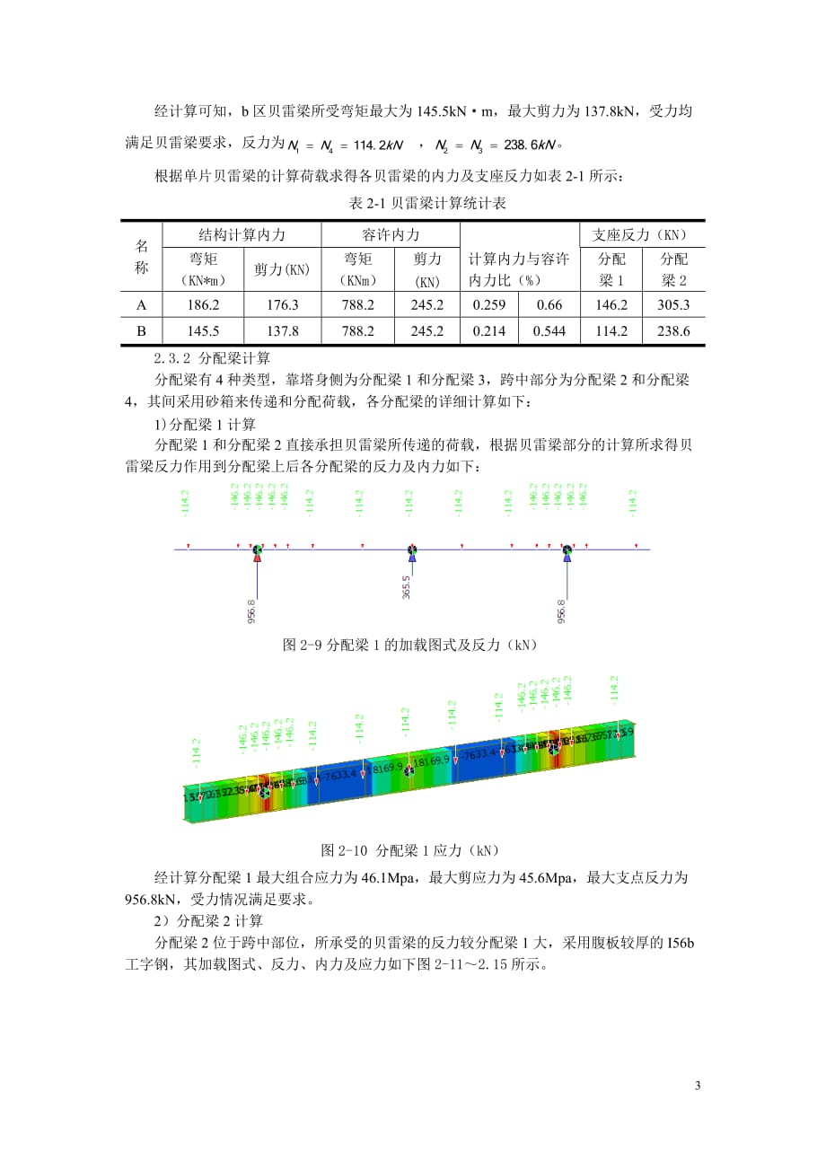 大门大桥主塔下横梁支架设计_第4页