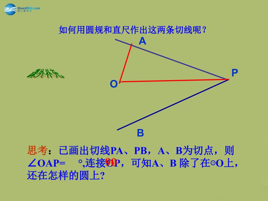 浙教初中数学九下《2.2 切线长定理》PPT课件 (1)_第3页