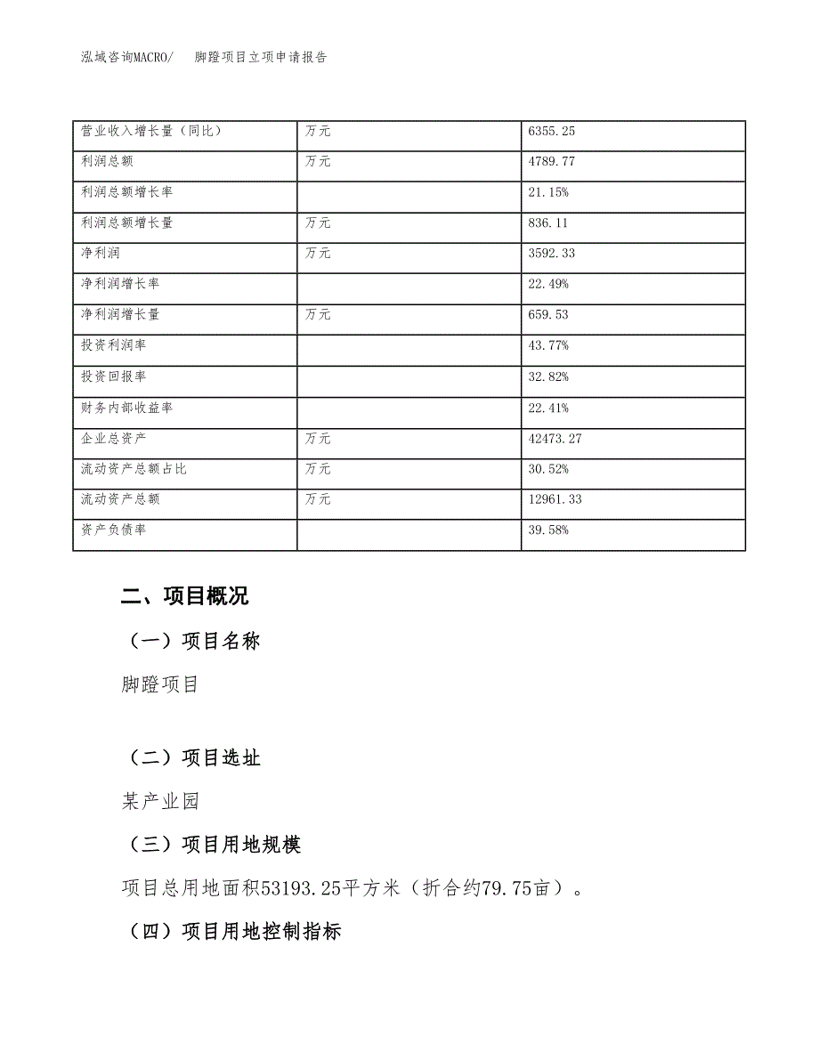 脚蹬项目立项申请报告模板（总投资19000万元）_第4页