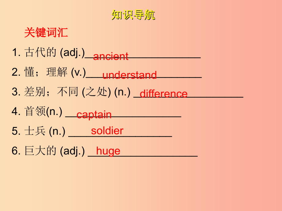 八年级英语上册 module 3 culture and history unit 6 ancient stories（内文）课件 牛津深圳版_第2页