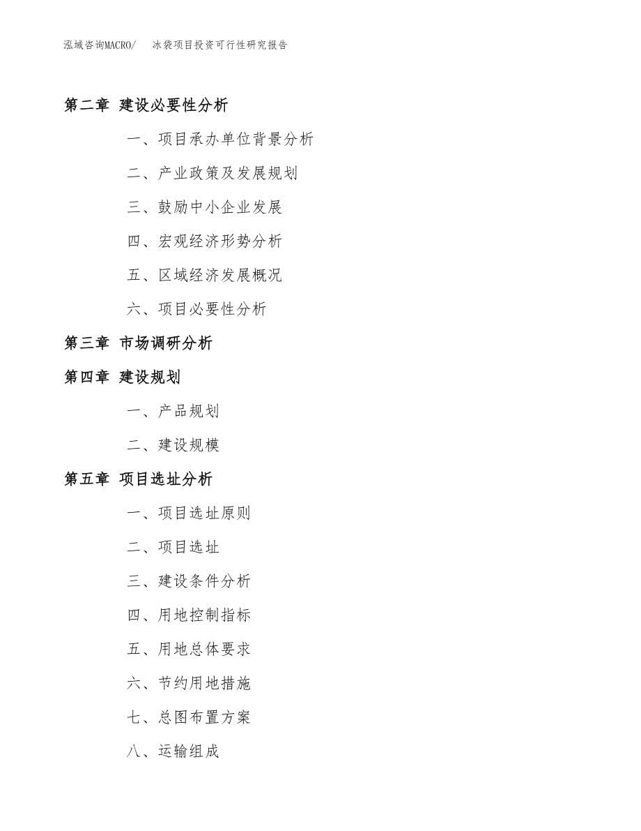 冰袋项目投资可行性研究报告(立项备案模板).docx_第5页