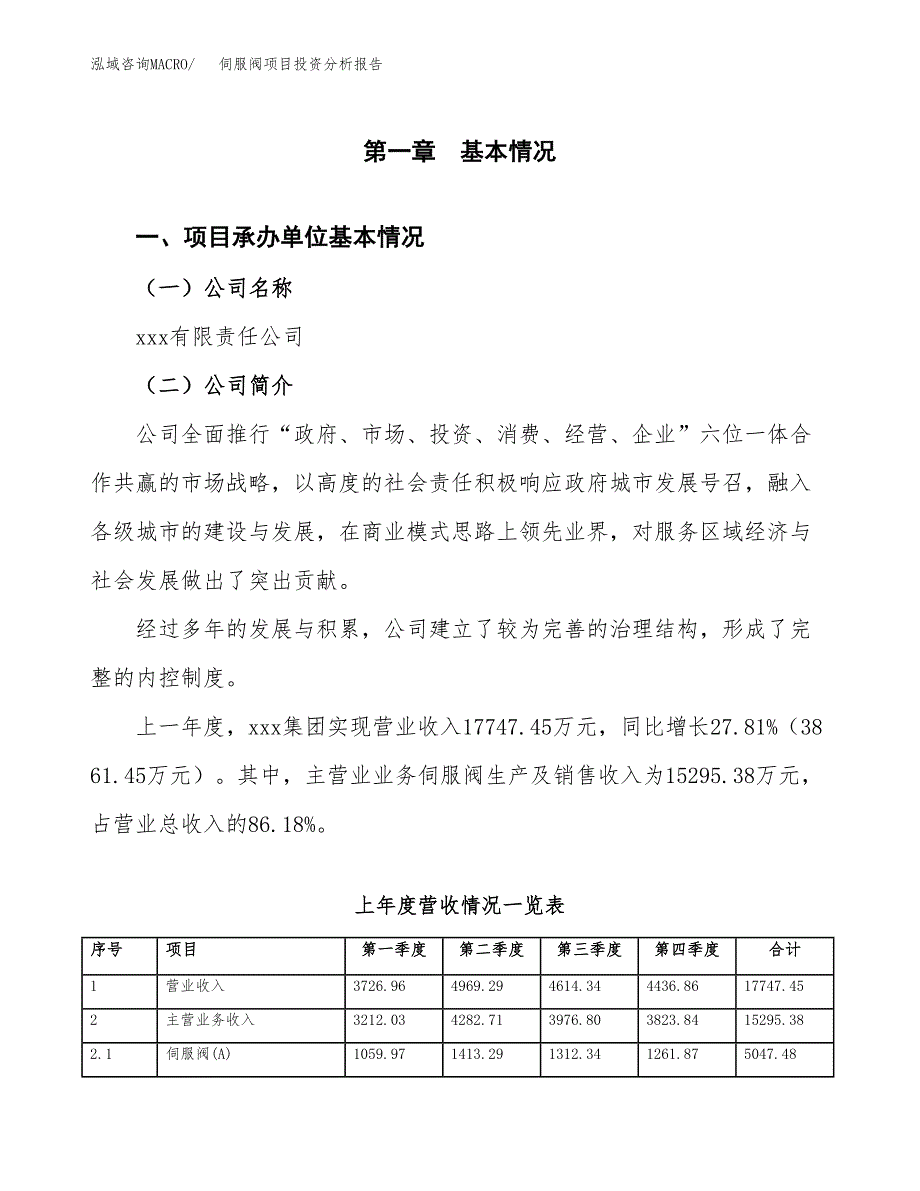 伺服阀项目投资分析报告（总投资14000万元）（60亩）_第2页