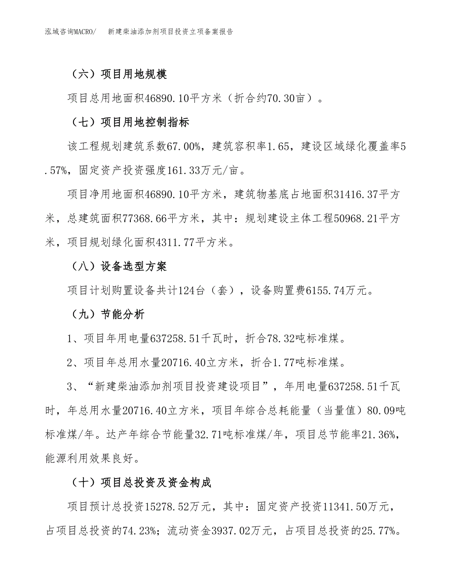 新建柴油添加剂项目投资立项备案报告(项目立项).docx_第3页