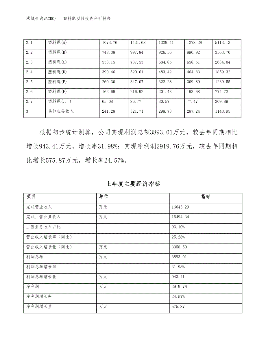 塑料绳项目投资分析报告（总投资14000万元）（65亩）_第3页