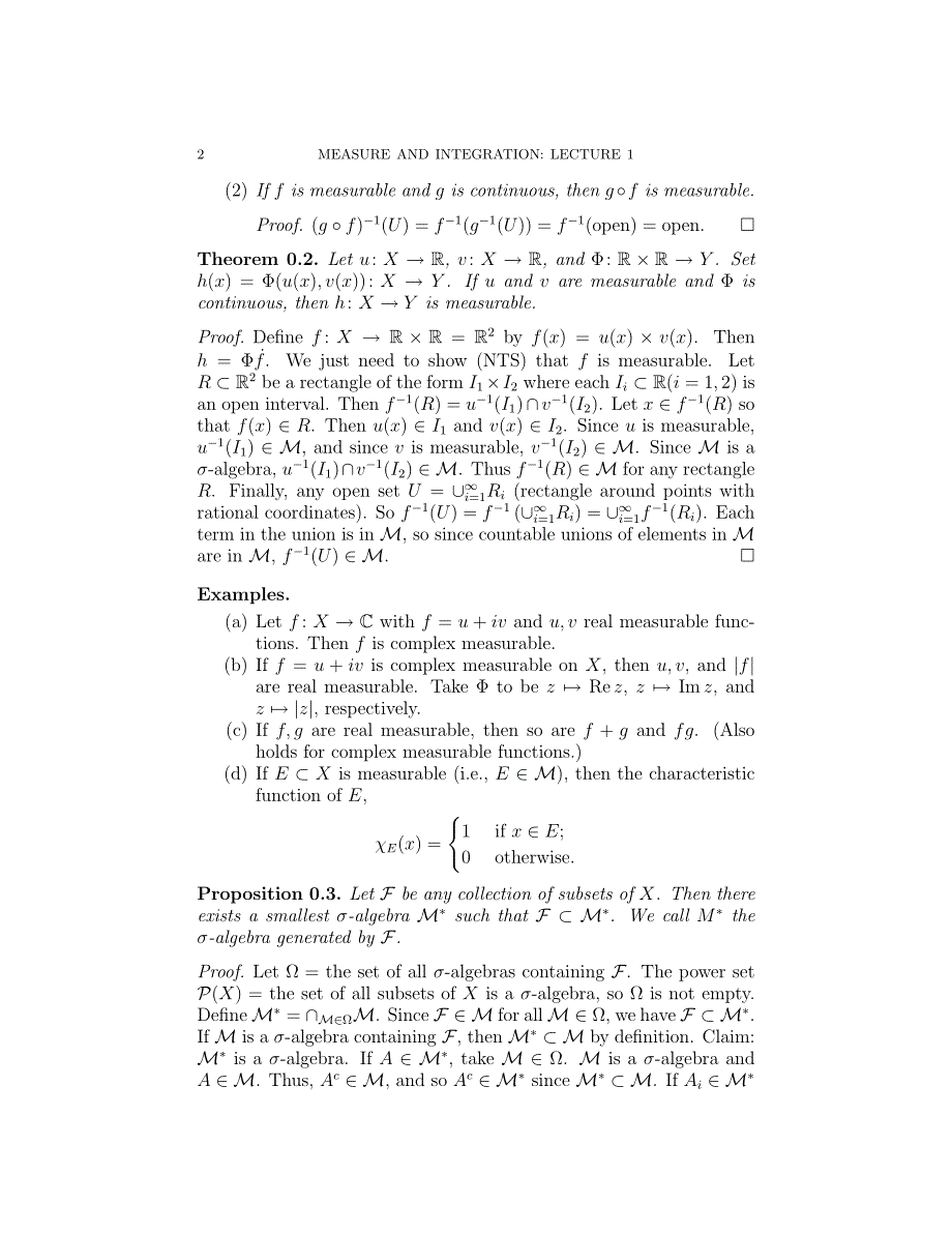 测度与积分讲义（英文版）_第2页