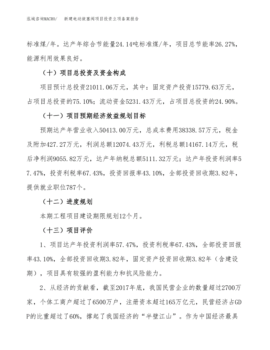 新建电动旋塞阀项目投资立项备案报告(项目立项).docx_第4页